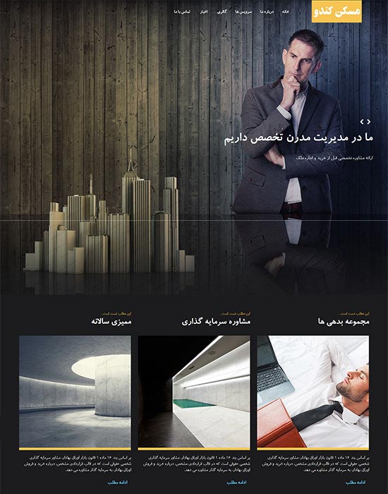 وب سایت مسکن و آژانس املاک